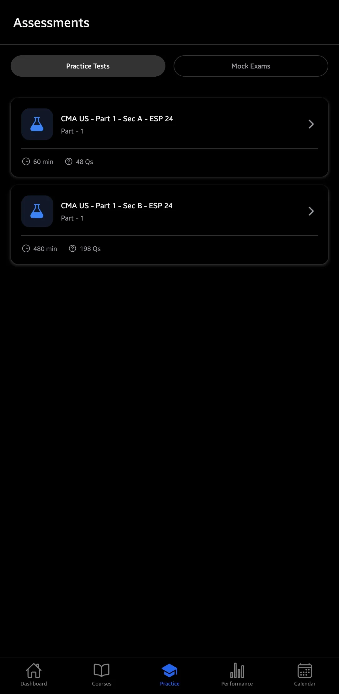 Global Fin X Android app, screen 6 of 8