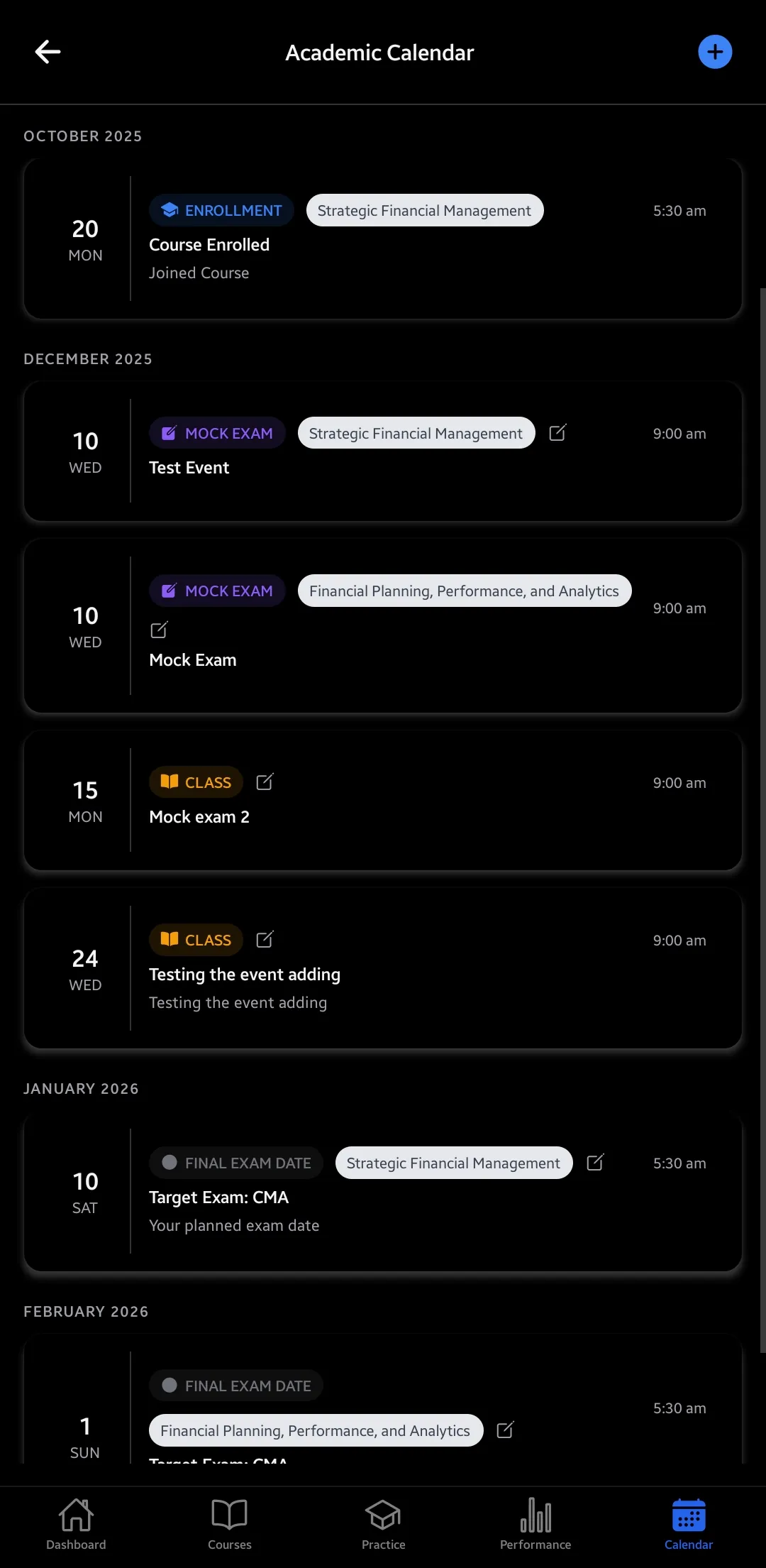 Global Fin X Android app, screen 8 of 8